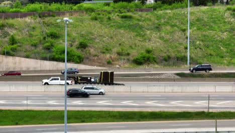 traffic and busy highway scene