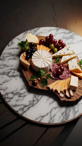 gourmet cheese and charcuterie board