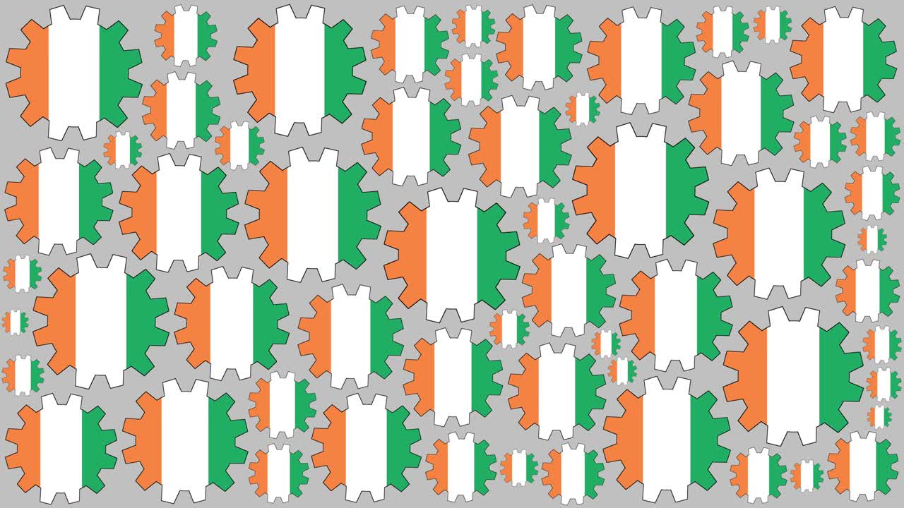 아일랜드 발 기어 스피닝 배경