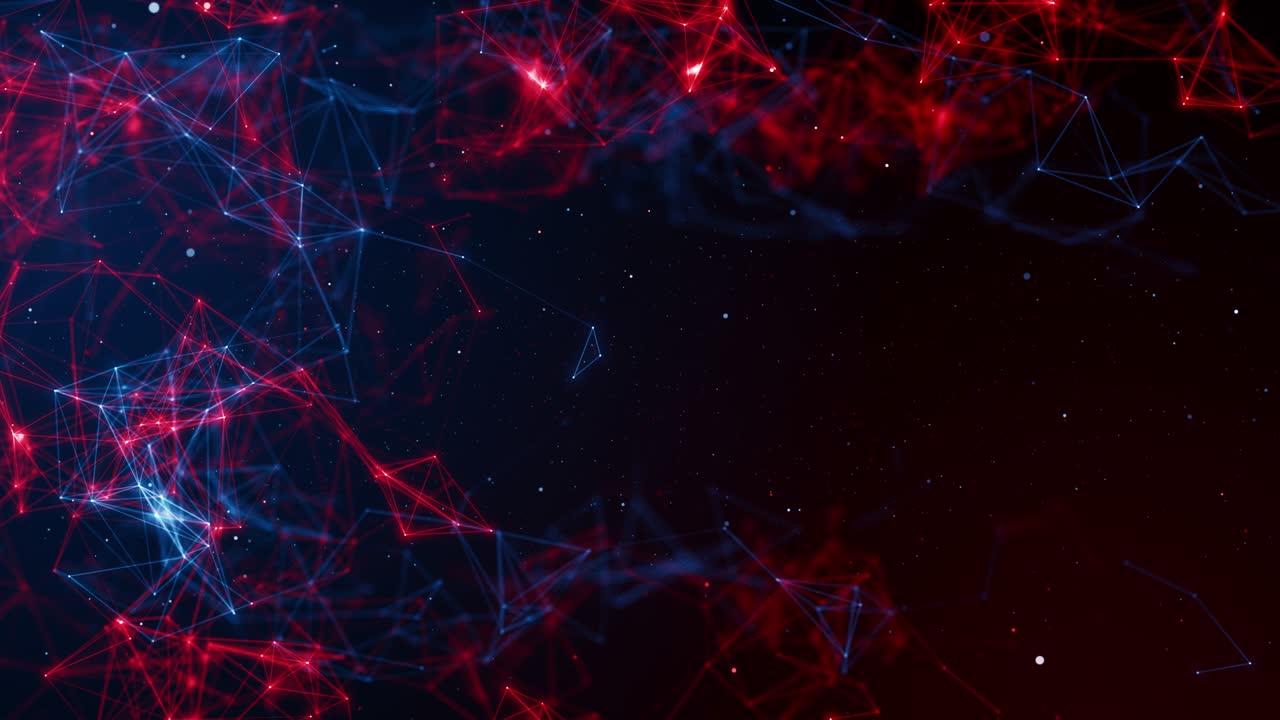 Plexus abstract network titles technology science background loop