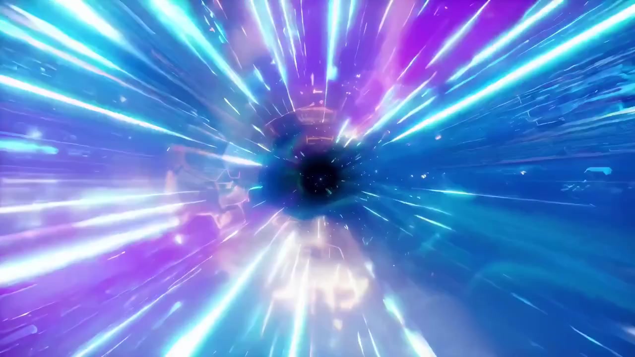 Abstract Tunnel of Light Speed and Hyperspace Travel