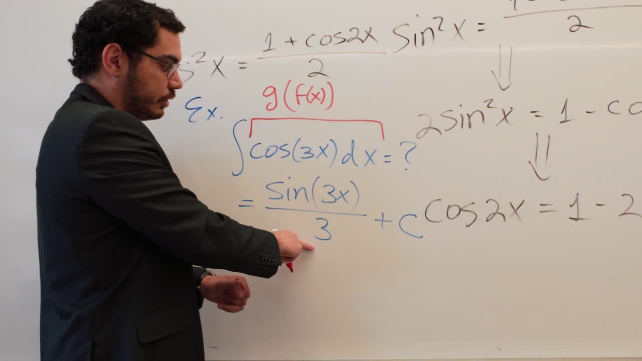 STEM Educator Lecturing on Advanced Mathematics