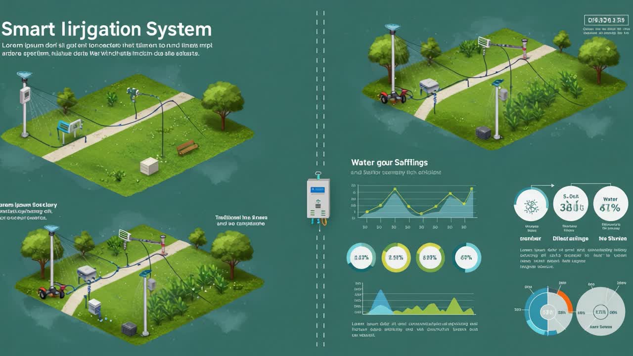 Innovative Smart Irrigation System Demonstrating Enhanced Efficiency in Water Management and Sustainable Agriculture Practices for Optimal Crop Growth
