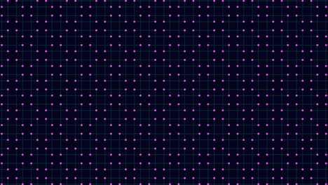 Blue grid with colorful dots a checkerboard pattern