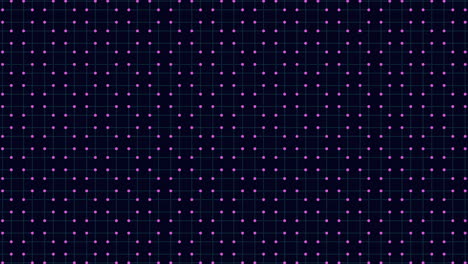 blue grid with colorful dots a checkerboard pattern