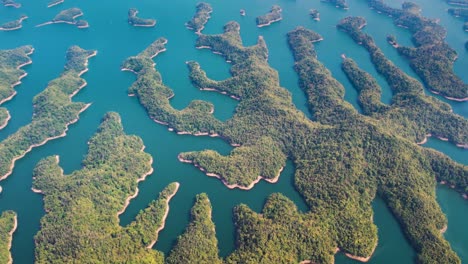 an aerial view tà đùng archipelago in vietnam asia