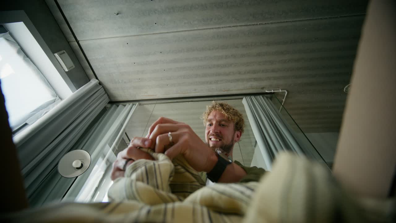 Man Packing Clothes