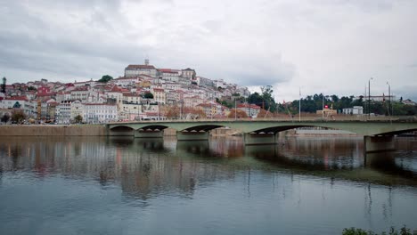 coimbra view of the old town and bridge