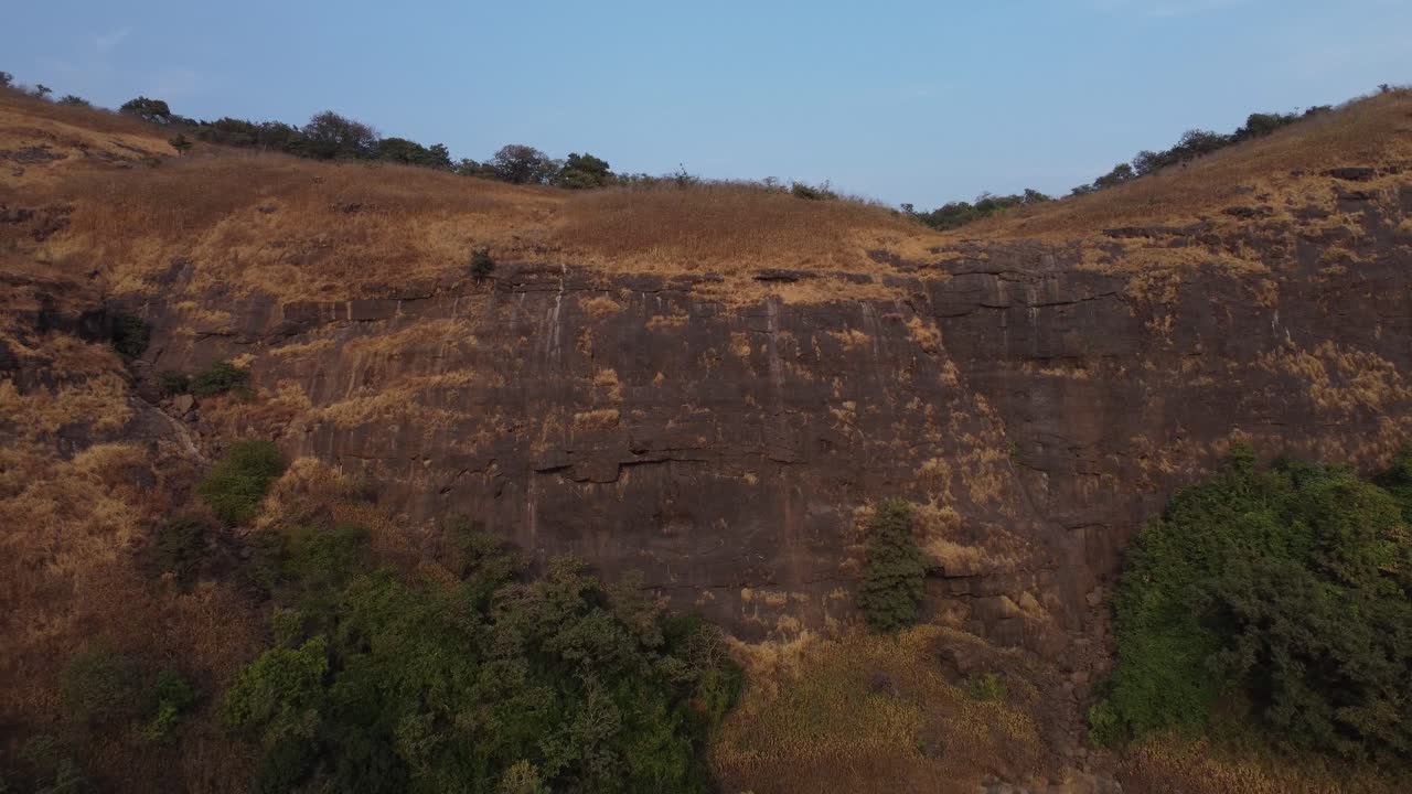 Il paesaggio dei Ghati occidentali, Lonavala, Maharashtra, vista aerea