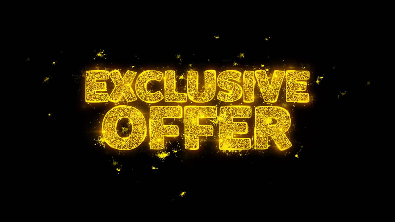 Offerta Esclusiva Testo Scintillante