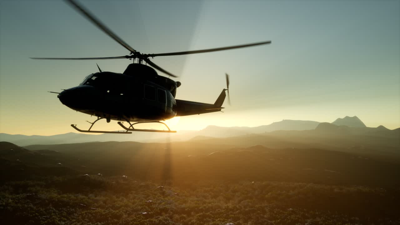 베트남에 있는 미국 군사 헬리 ⁇ 터