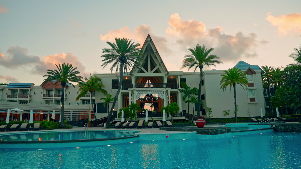 роскошный тропический пляжный курорт