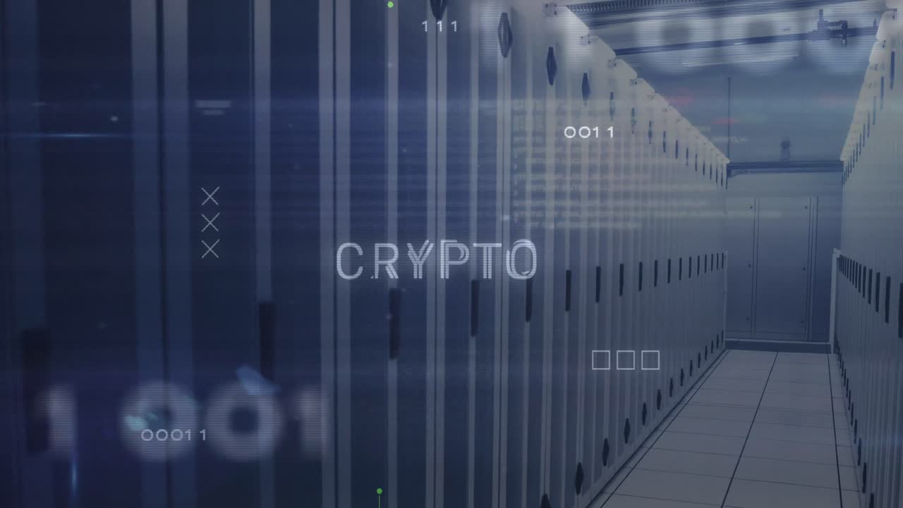 서버  ⁇ 에서 암호 텍스트와 데이터 처리의 애니메이션