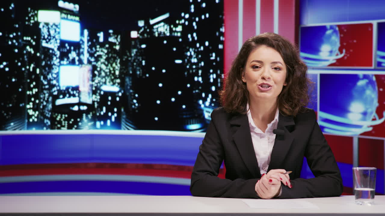 미디어 기자는 늦은 밤의 뉴스를 소개합니다.