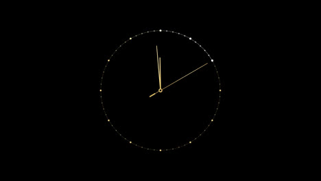 Clock-Counting-Down-24-Hour-Day-Fast-Speed.-Clock-with-moving-arrows.-Clock-time-lapse-animation-with-alpha-channel