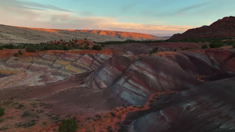 colorful desert hills at vermilion cliffs national monument in coconino, arizona