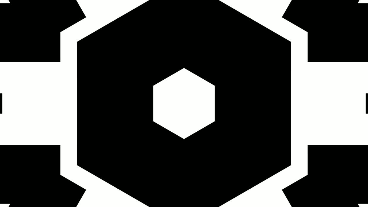 gráficos en movimiento de caleidoscopio