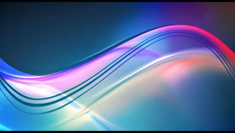 colorful abstract flowing waves background