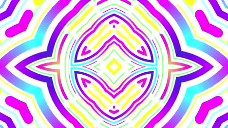fondo abstracto de caleidoscopio de bucle vj