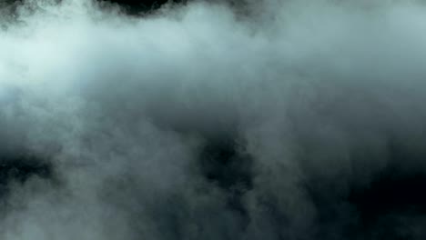 nubes de humo de hielo seco realista