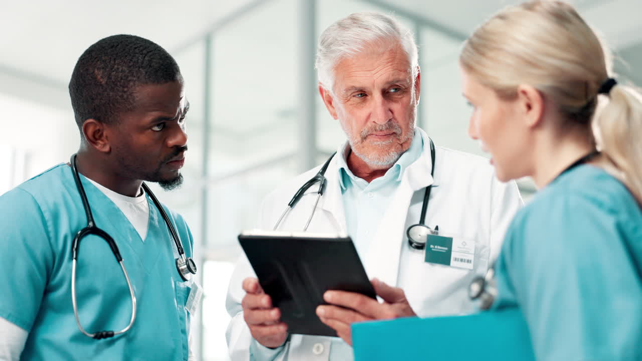 Doctors and Nurses Discussing Patient Care