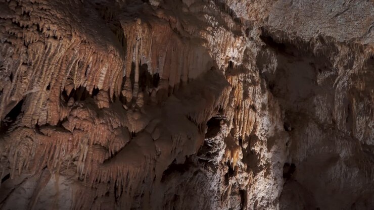 Demanovska Cave Of Liberty In Low Tatras Slovakia With Stalactites Stalagmites And Underground Waterfall Lake Most Visited Cave In Slovakia Natural Limestone Formations Captured In Cinematic 4K