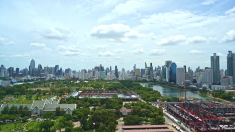 Un-Lapso-De-Tiempo-Diurno-De-Bangkok,-Tailandia