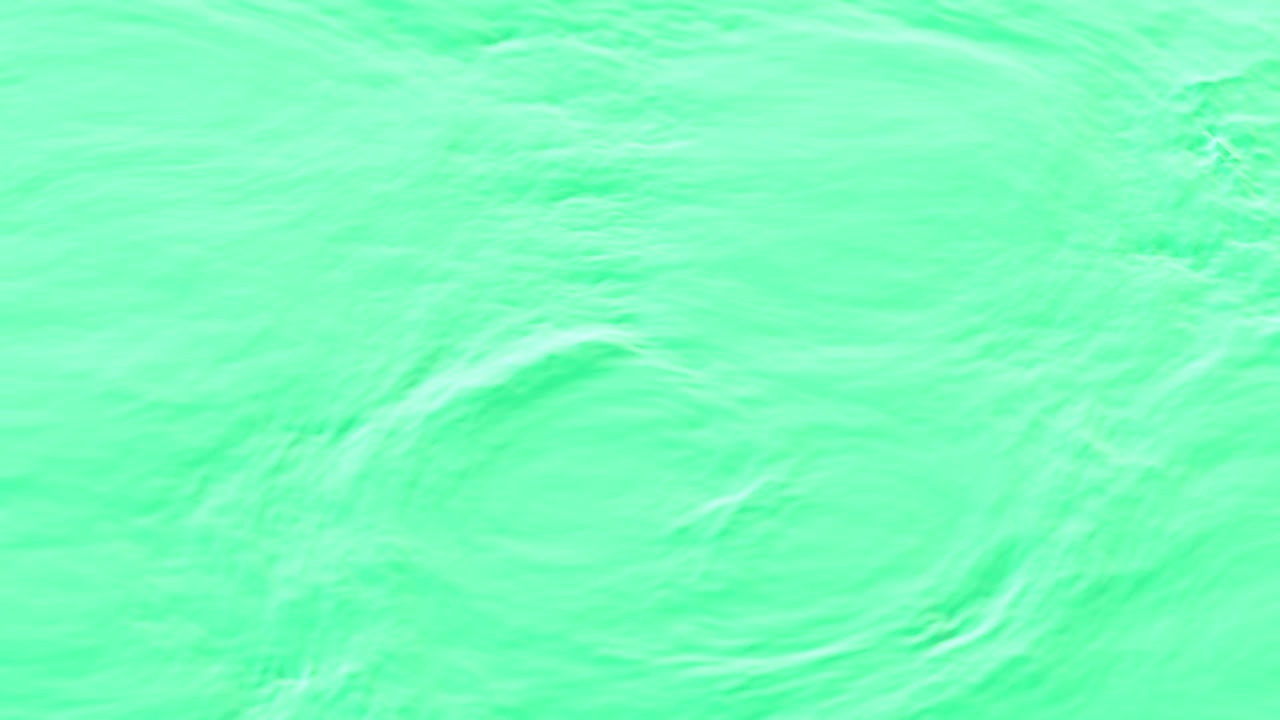 파스텔 민트 컬러 물 파동 러플