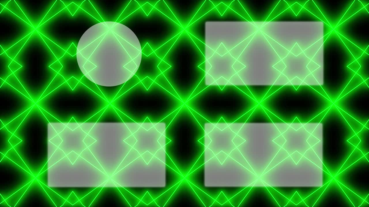 기하학적 패턴 검은 배경 엔드 카드 모션 그래픽