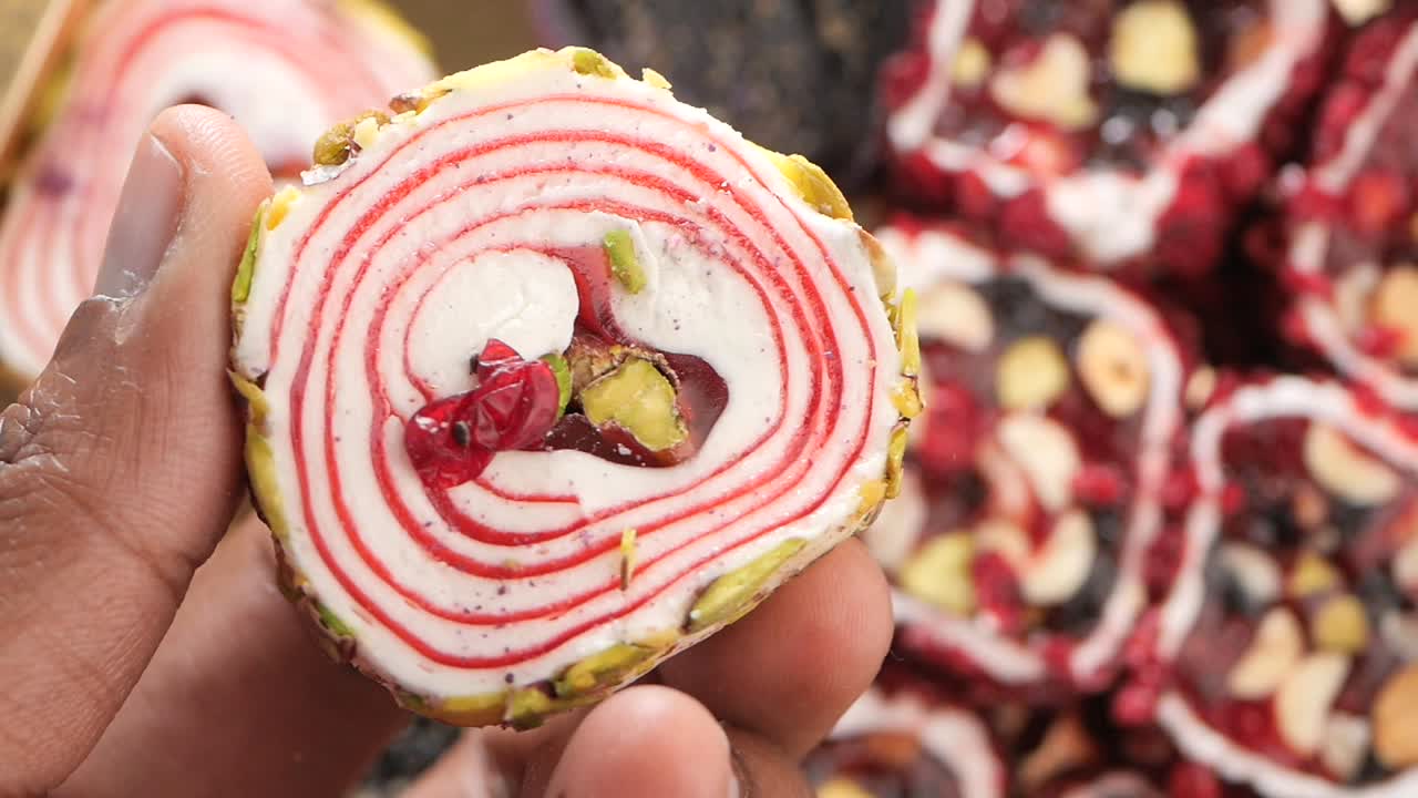 primer plano de las delicias turcas