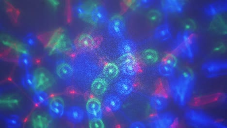proyector de led, bola de discoteca del cielo estrellado brilla en el techo con patrones de colores
