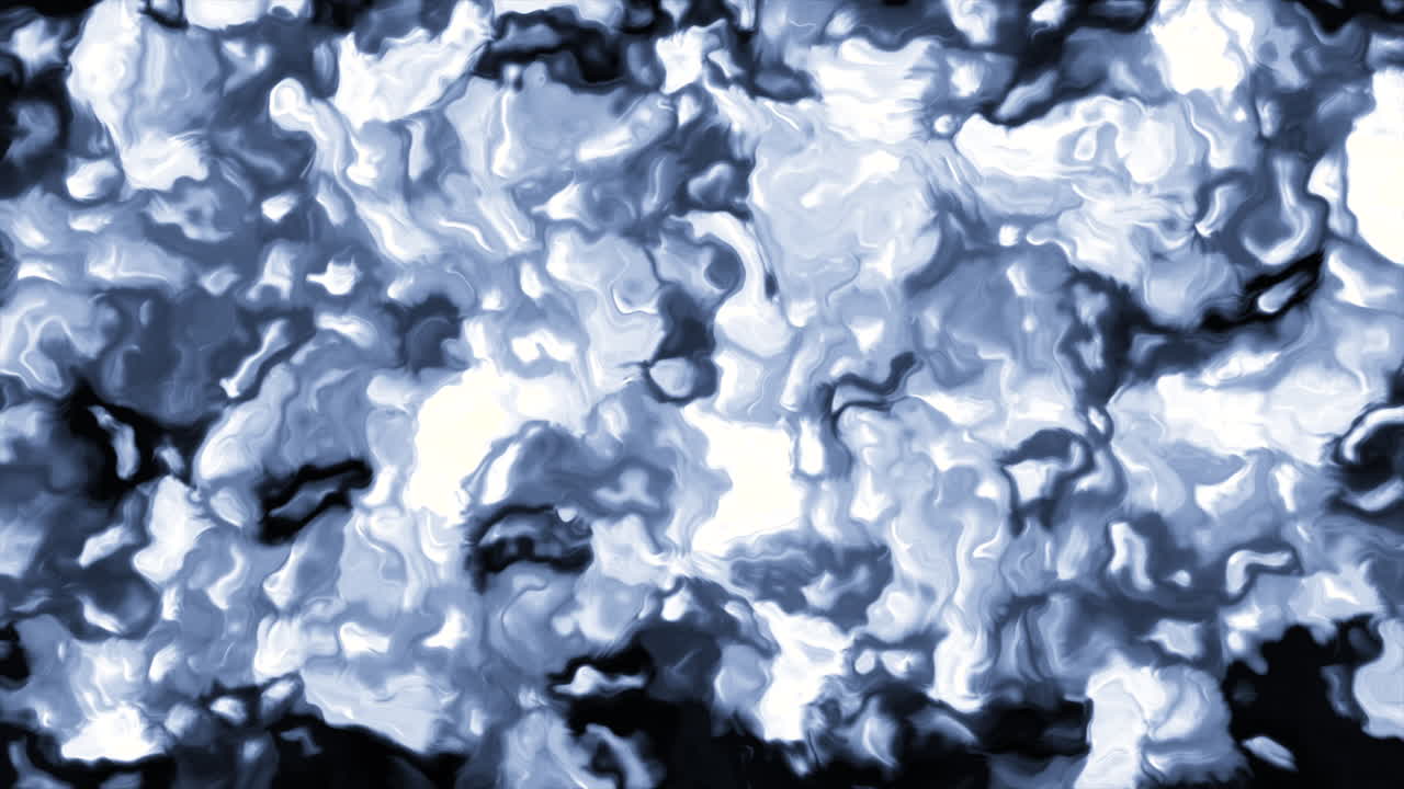 추상적인 파란색과 색의 소용돌이 디자인