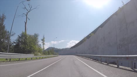 mountain road scenic view