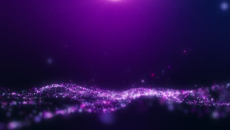 dark pink purple glow dust particles, light effect.