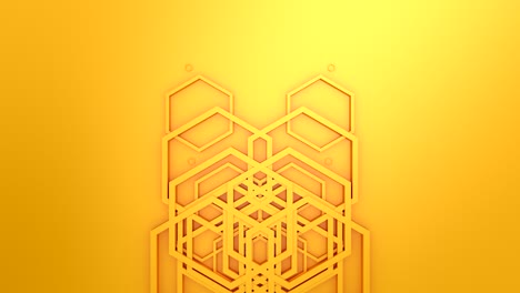 animated hexagons background