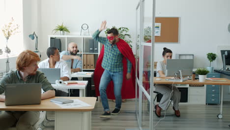 office superhero play