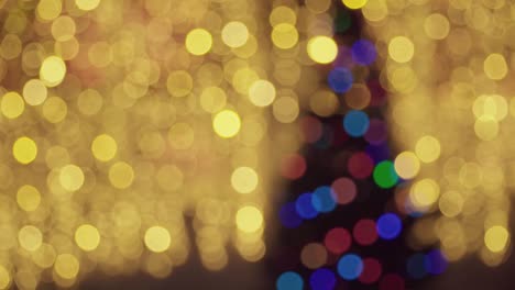 luces borrosas. fondo festivo. fondo navideño