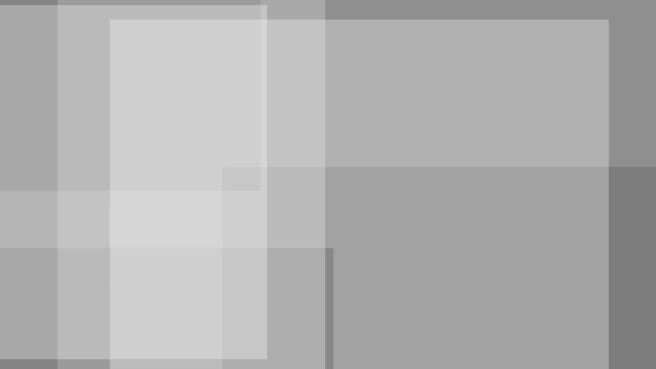 Abstract gray geometric background of slow motion loopable rectangles in various shades, layered mosaic pattern with modern design