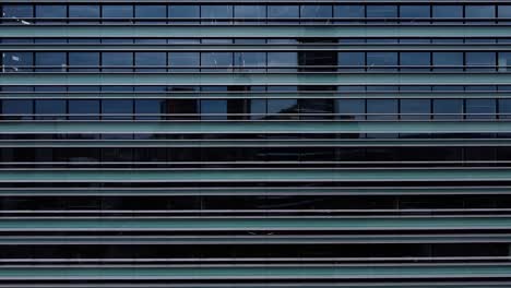 huge glazed building of a business park