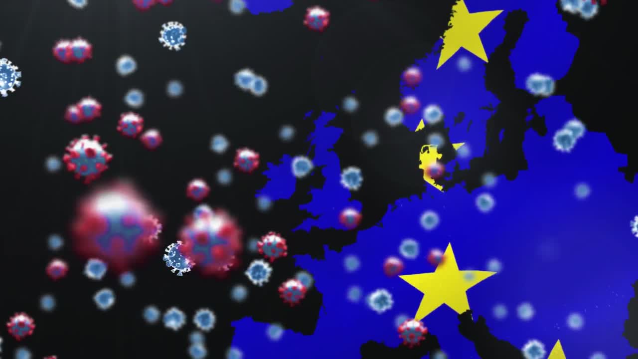 코로나19가 eu 지도에 맞서 움직이고 있다.