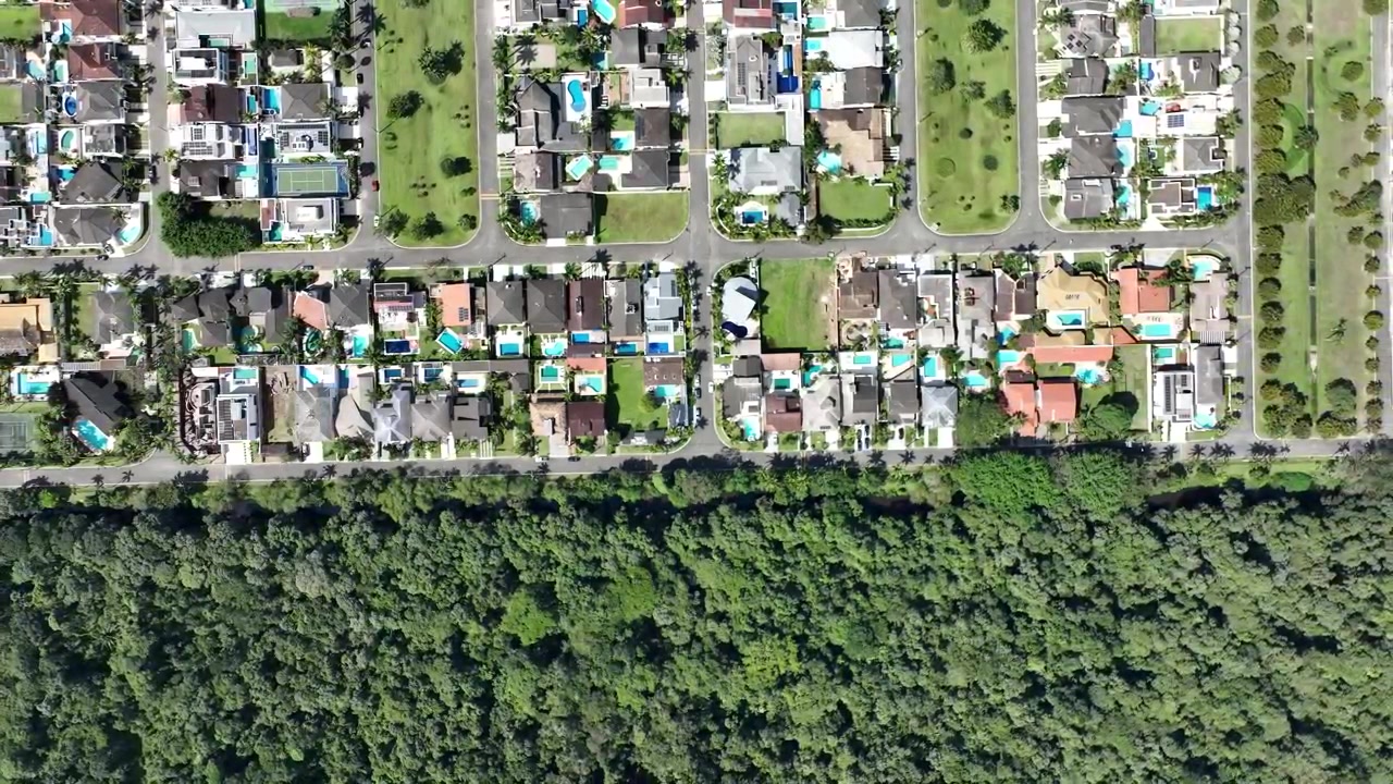 Maestose riprese aeree con drone di Jardim Acapulco, Guarujá, Brasile