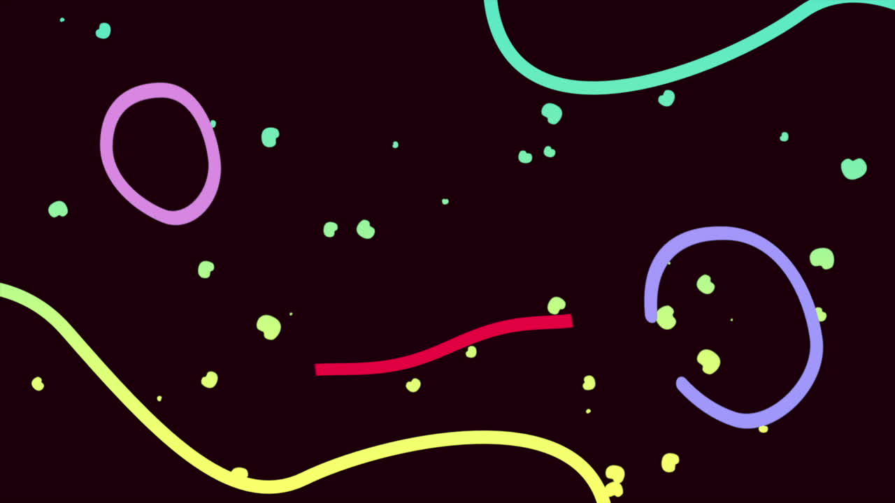 모션 추상적 인 기하학적 모양과 다채로운 액체 배경 21