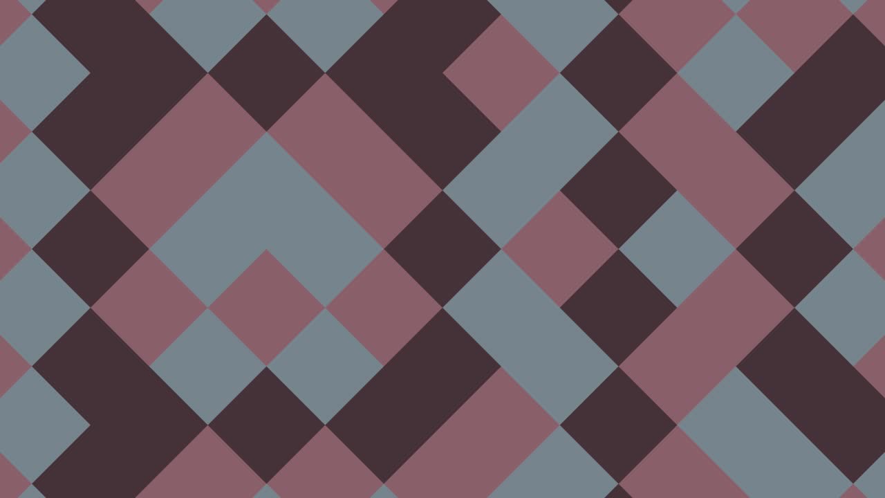 다채로운 기하학적 모양을 가진 추상적인 움직이는 패턴, 기하학적인 요소를 가진 평평한 디자인의 모션 그래픽 배경, 다양한 동적 타일과 함께 완벽한 기하학 배경