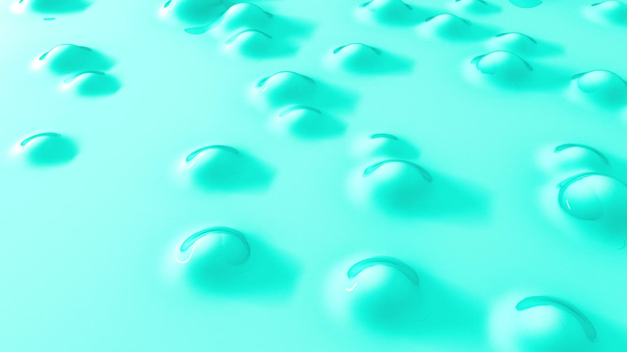 3d shapes abstract creative animation. Set of 6 differents colors. 4K seamless loop footage.