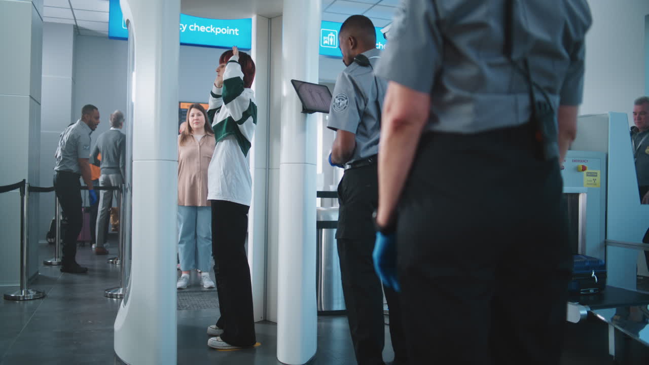 공항 보안 체크포인트