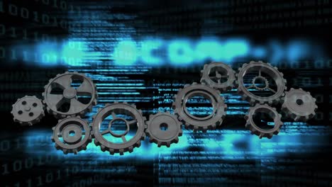 gears and digital information