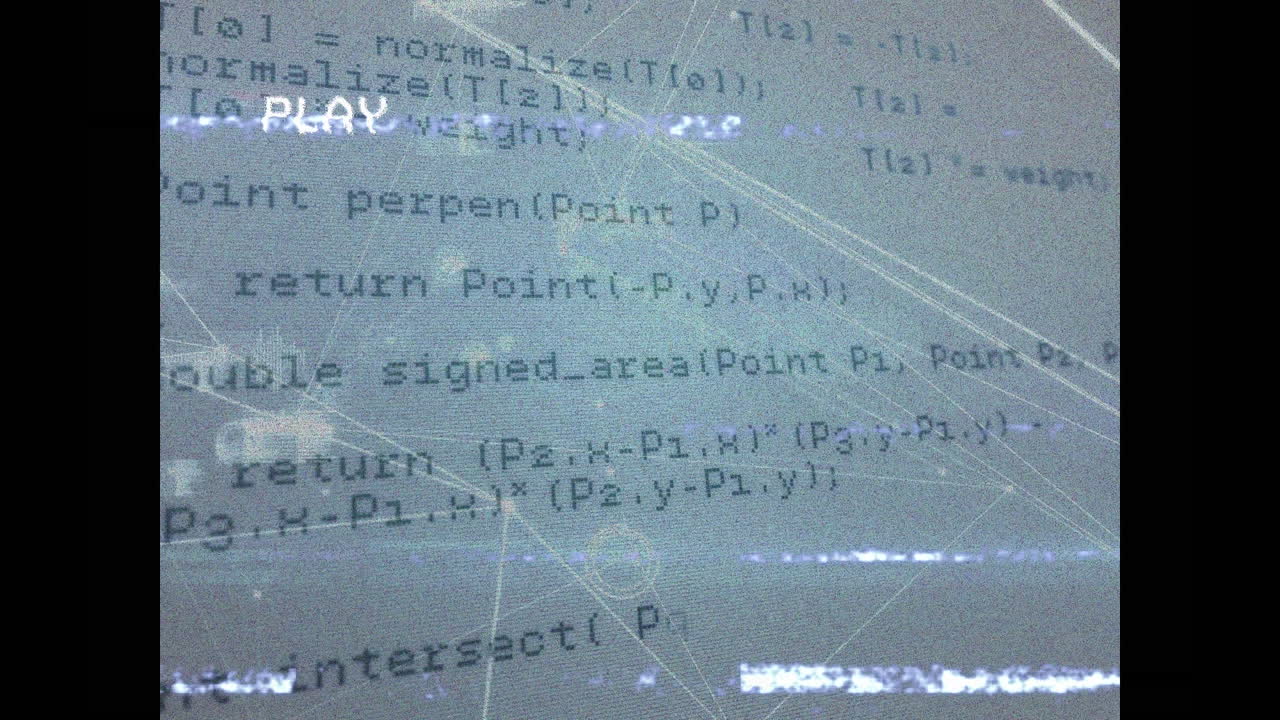 Animation of data processing with networks of connections