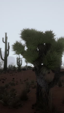 el paisaje desértico del árbol de josué