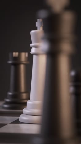 white king chess piece on a chessboard