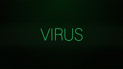 Animación-De-Interferencia-Sobre-Texto-De-Virus-Sobre-Fondo-Negro